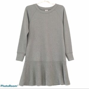 Cabi Heather Gray Flashdance Dress Flounce Hem